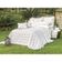 Kit Cobre Leito Sensualle Casal King 5 Peças Percal 400 Fios 100% Algodão - Branco