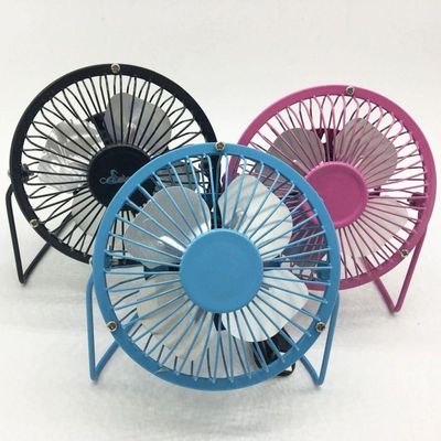 Ventilador Em Metal Mesa Notebook Mini Circulador Ar Usb Potente Silencioso