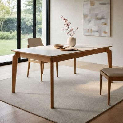 Mesa De Jantar Tampo Em Vidro 135 X 0,90 - Glass Gold Salas