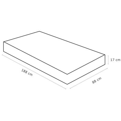 Colchão Physical Solteiro Ultra Resist 88x188x17cm - 1040403260 - Ortobom
