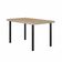Mesa Estrutura Preta Mp1010-tp800 Tampo 1500x800x45mm Preto/mel