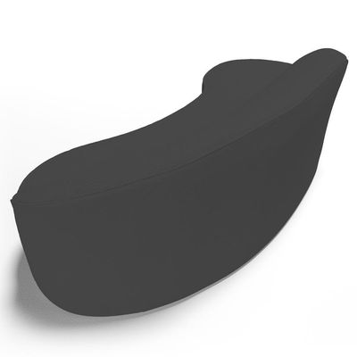 Sofá Living 3 Lugares 260cm Braço Direito Mozart D06 Sintético Cinza - Mpozenato