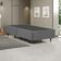 Cama Box Solteiro Base Dobrável para Colchão 88X188CM Estrutura em Madeira Cinza