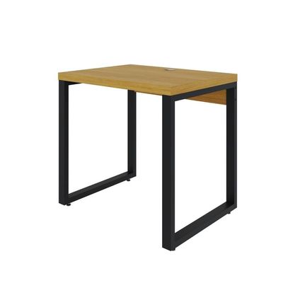 Mesa Operacional 80x60x75cm Yon - Acácia Mel-est.preta Acácia Mel-est.preta