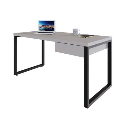 Mesa Diretor C-01 Gav. 150x70x75cm Yon - Off White-est.preta Off White-est.preta