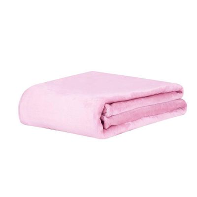 Manta Cobertor Sonhare Casal 100% Poliéster Microfibra Rosa Cristal Sultan
