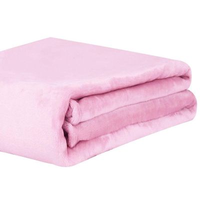 Manta Cobertor Sonhare Casal 100% Poliéster Microfibra Rosa Cristal Sultan