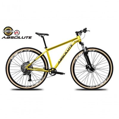 Bicicleta Aro 29 Nero 5 Peças Inteira Absolute 12v Freio Hidráulico Garfo Com Trava K7 11-52d Amarelo 21