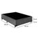 Cama Box Casal Suede Mega Cama Cinza 138x188x42cm