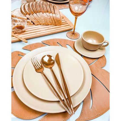 Aparelho De Jantar 20 Peças Merengue Oxford