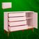 Comoda Sapateira Elfe Classic 1 Porta 4 Gavetas Rosa Fosco - Moveisaqui