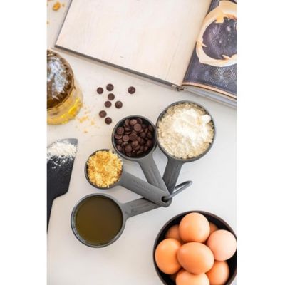 CONJUNTO KITCHENAID 4 COLHERES DE PREPARAÇÃO CINZA KQG058OHCGG