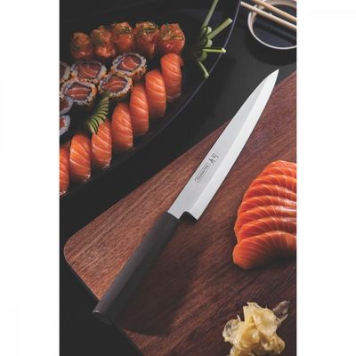 Faca Yanagiba Tramontina Sushi com Lamina em Aço Inox e Cabo de Nylon 9"