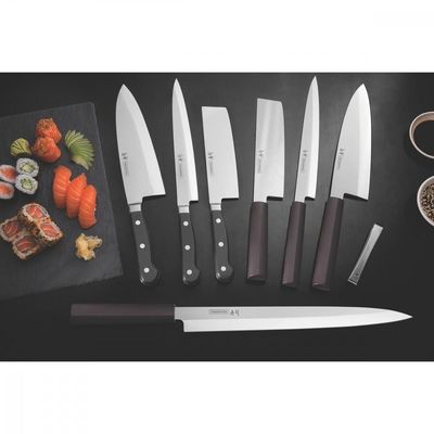 Faca Yanagiba Tramontina Sushi com Lamina em Aço Inox e Cabo de Nylon 9"