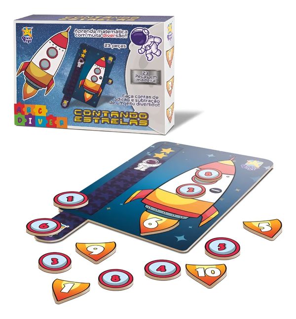 Quebra Cabeça - Contando Estrelas - Divertoys