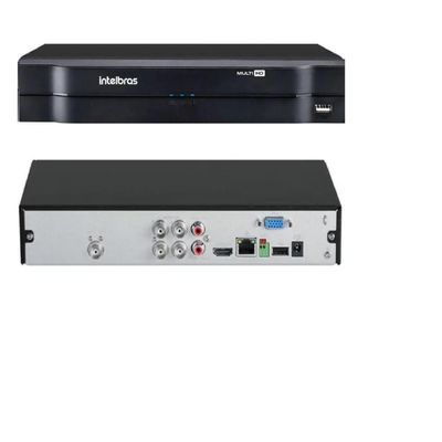Kit Cftv 2 Câmeras Segurança Intelbras Hdcvi E Dvr Mhdx Full Hd