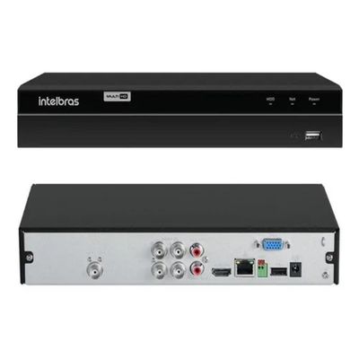 Kit Cftv 2 Câmeras Segurança Intelbras Hdcvi E Dvr Mhdx Full Hd