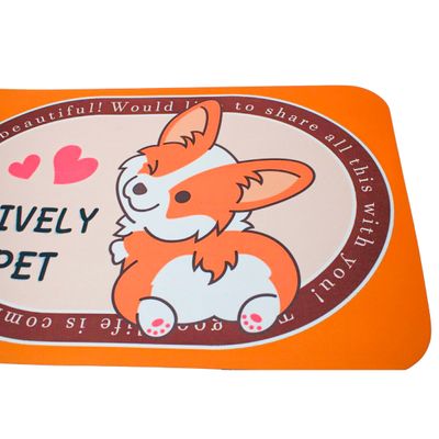 Tapete Superabsorvente Estampado Raposa