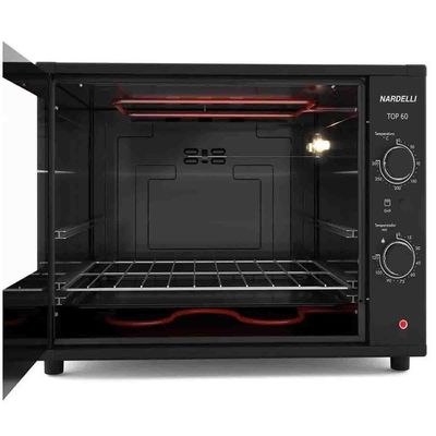Forno Elétrico De Bancada Nardelli 60 Litros 110v Black