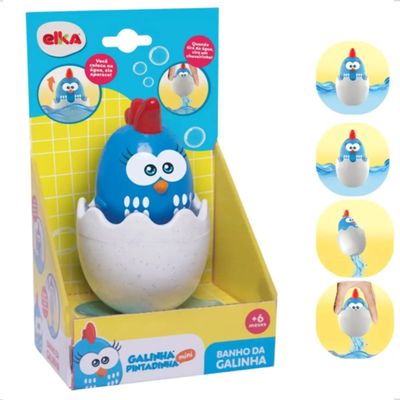 Brinquedo Banho da Galinha Pintadinha Agua - Elka