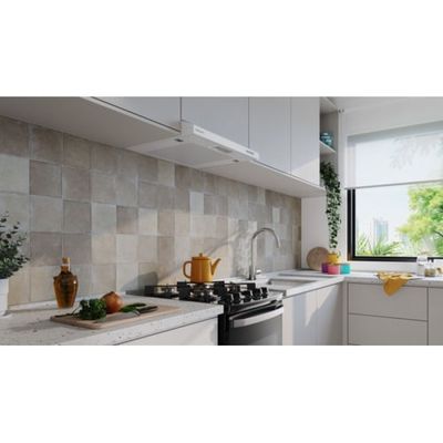 Depurador de Ar Continental 60cm Branco Alto Poder de Sucção e 3 Velocidades (DC6PW) 127V