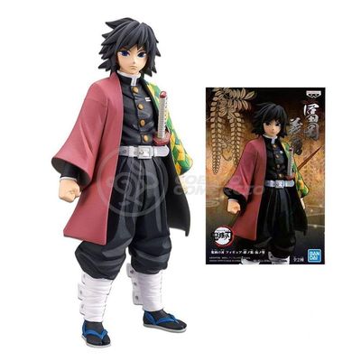 Action Figure Kimetsu No Yaiba Boneco Tomioka Giyu Pilar Da Agua Demon Slayer 14cm