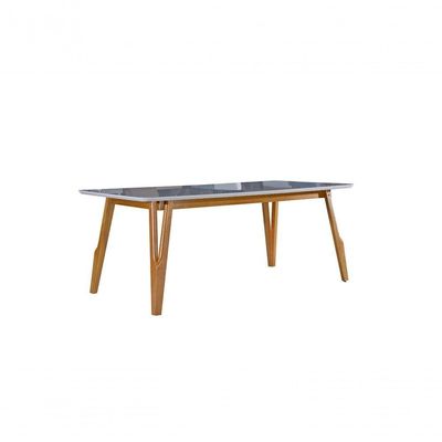 Mesa De Jantar Madeira Maciça Siena 220x110 Art Salas