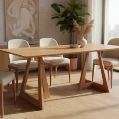Mesa De Jantar Laminada 2,00m X 1,00m Bossa Gold Salas