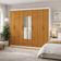 Guarda Roupa 8 Portas Espelho Central Gran -grand Line