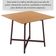 Mesa Quadrada 90x90cm Modelo Festa - Base Marrom