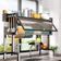 Escorredor Loucas Suspenso Organizador Multifuncional Armario Porta Rack Inox
