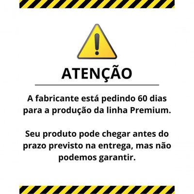 Cristaleira Adega Premium MDF com Iluminação Interna e Prateleiras de Vidro Off White