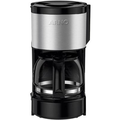 Cafeteira Elétrica Filtro Arno Perfectta Inox Plástico 15 Xícaras Preto 110V