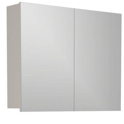 Armário Espelheira para Banheiro Boston Santiago MDF 80 cm Branco