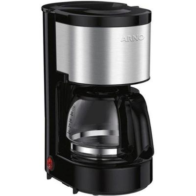 Cafeteira Elétrica para Café Arno Perfectta Inox em Aço Inox para 15 Xícaras 110V