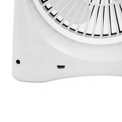Mini Ventilador Portátil Usb Recarregável De Mesa 3 Velocidades Preto
