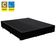 Cama Box Casal Bipartido Sintético Mega Cama Preto 138x188x42cm