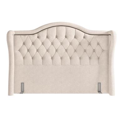 Cabeceira Cama Casal Queen 160cm Antibes P02 Linho Cru - Mpozenato