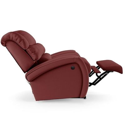 Poltrona Do Papai Reclinável Kalie Power Elétrica Fh9 Pu Vermelho - Mpozenato