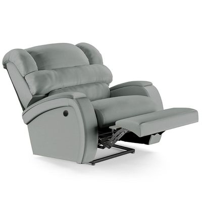 Poltrona Do Papai Reclinável Kalie Power Elétrica Massagem Fh9 Pu Cinza - Mpozenato