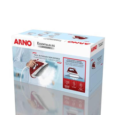 Ferro a Vapor Arno Essentialgliss com Base Antiaderente FMQ 127V