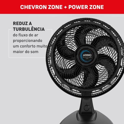 Ventilador de Mesa 2 em 1 40cm Arno X-TREME 6, 6 PÁS 140W 127V VE60