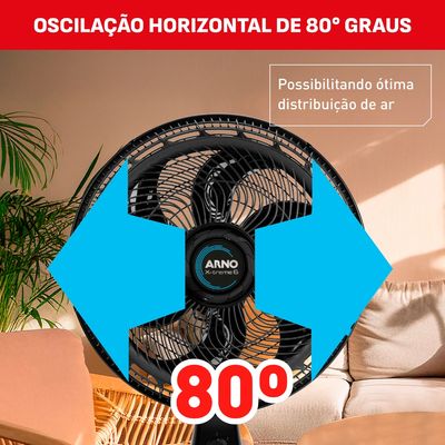 Ventilador de Mesa 2 em 1 40cm Arno X-TREME 6, 6 PÁS 140W 127V VE60