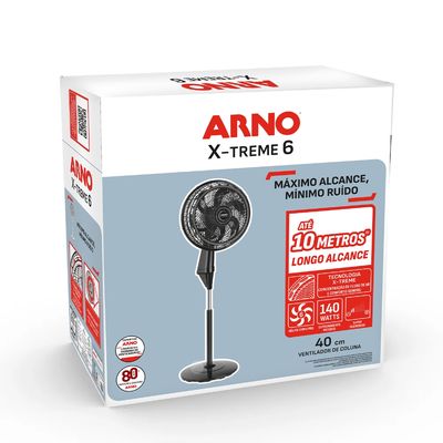 Ventilador de Coluna 40cm Arno X-TREME 6, 6 PÁS 140W 220V VE6C