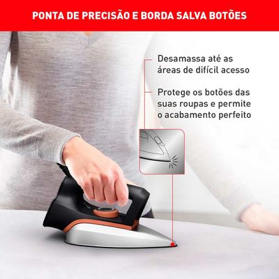 Ferro a Seco Arno Drygliss com Base Antiaderente FS31 220V