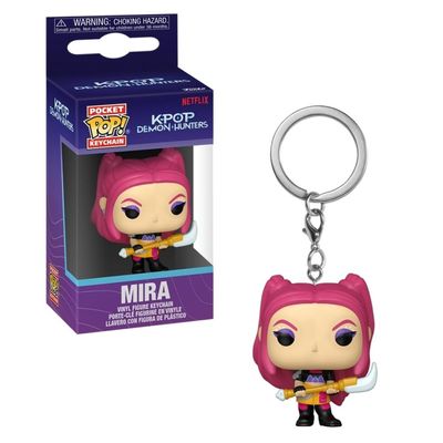 Kit Boneco Funko Pop! Guerreiras do K-Pop - Mira+ Chaveiro