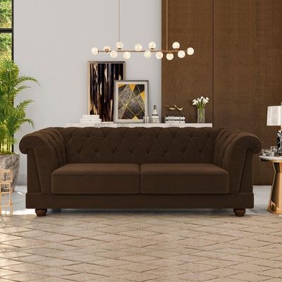 Sofa 2 Lugares 190 Cm Ponteio Veludo Sl 942 Moll Sl 942