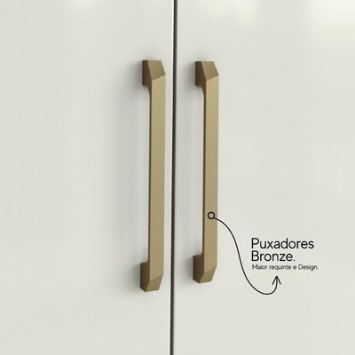 Kit Cozinha Compacta 6 Portas Siena 160 Cm Atacama Off White Armoveis Atacama Off White