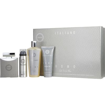Shampoo Masculino Armaf Italiano Uomo Edt Spray 100 Ml&gel De Banho Perfume Corporal 50 Ml& 250