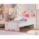 Mini Cama Rosas Com Colchão